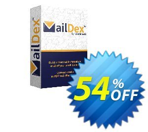 MailDex promo 54% OFF MailDex, verified. Promotion: Best discounts code of MailDex, tested & approved