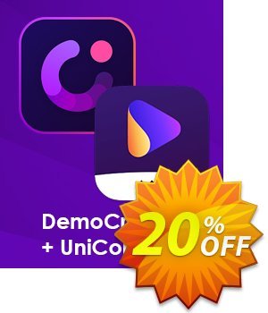 Bundle: Wondershare DemoCreator + UniConverter Coupon discount 20% OFF Bundle: Wondershare DemoCreator + UniConverter, verified