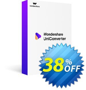 Wondershare Video Converter for Mac 세일  26% OFF Wondershare Video Converter for Mac, verified