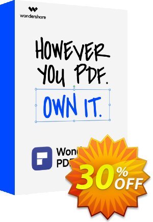 PDFelement 8 for Mac (Perpetual) Coupon, discount Back to School-30% OFF PDF editing tool. Promotion: big discounts code of Wondershare PDFelement 7 for Mac 2022