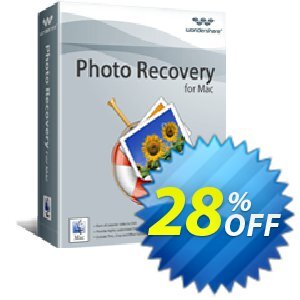 Wondershare Photo Recovery for Mac Coupon, discount Back to School 2024. Promotion: 