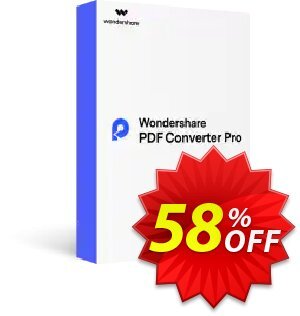 Wondershare PDF Converter Pro for Windows Coupon discount Back to School-30% OFF PDF editing tool