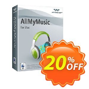 Wondershare AllMyMusic for Mac 優惠券，折扣碼 Back to School 2024，促銷代碼: 