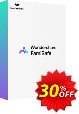 Wondershare FamiSafe (Monthly Plan) Coupon, discount 30% OFF Wondershare FamiSafe (Monthly Plan), verified. Promotion: Wondrous discounts code of Wondershare FamiSafe (Monthly Plan), tested & approved