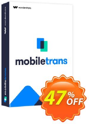 Wondershare MobileTrans offering discount MT 30% OFF. Promotion: 