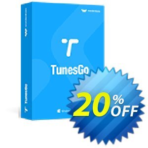 Wondershare TunesGo offering discount Back to School 2024. Promotion: 30% Main coupon for all TunesGo. Tunesgo for Windows, iOS