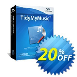 Wondershare Tidymymusic Coupon, discount Back to School 2024. Promotion: 