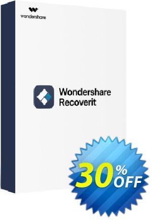 Get Wondershare Recoverit 30% OFF coupon code