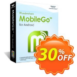 Wondershare MobileGo for Android Coupon, discount Wondershare MobileGo for Android (Windows) special promo code 2024. Promotion: best deals code of Wondershare MobileGo for Android (Windows) 2024