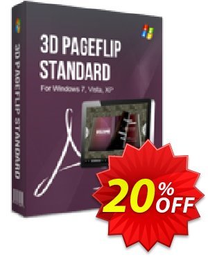 3DPageFlip Standard 優惠券，折扣碼 A-PDF Coupon (9891)，促銷代碼: 20% IVS and A-PDF