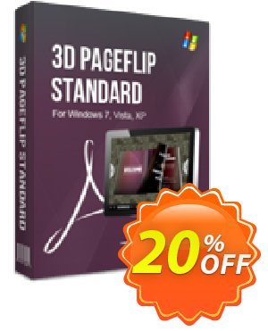 Scan to 3DPageFlip 優惠券，折扣碼 A-PDF Coupon (9891)，促銷代碼: 20% IVS and A-PDF