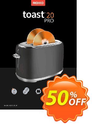 Roxio Toast 20 Pro割引コード・47% OFF Toast 18 Pro, verified キャンペーン:Excellent discounts code of Toast 18 Pro, tested & approved