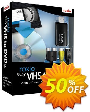 Roxio Easy VHS to DVD 3 Plus for MAC 優惠券，折扣碼 50% OFF Roxio Easy VHS to DVD 3 Plus for MAC, verified，促銷代碼: Excellent discounts code of Roxio Easy VHS to DVD 3 Plus for MAC, tested & approved