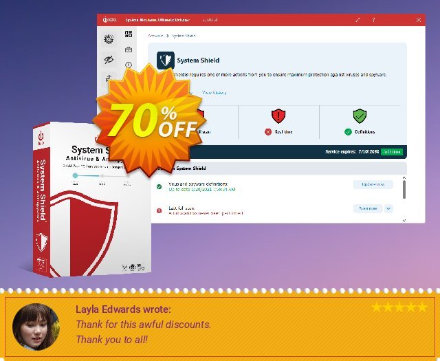 iolo System Shield khas penjualan Screenshot