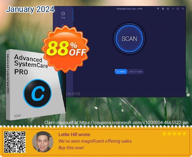 Advanced SystemCare 15 PRO keren penawaran promosi Screenshot
