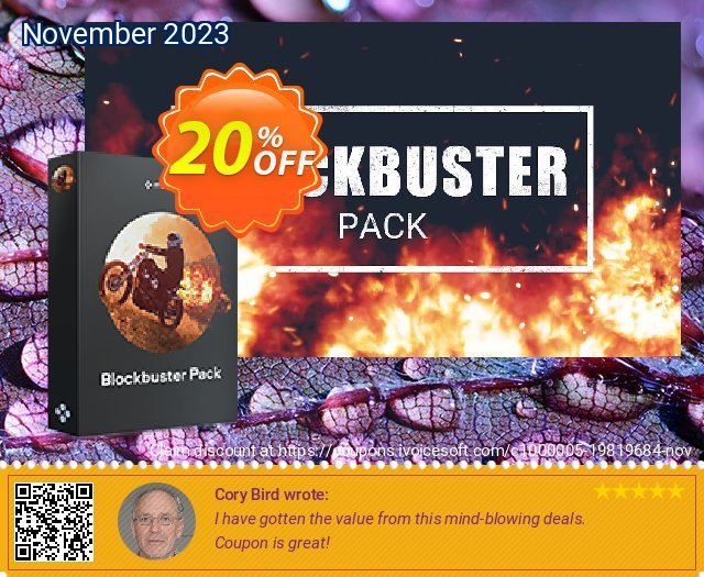 Movavi effect Blockbuster Pack 令人震惊的 产品销售 软件截图