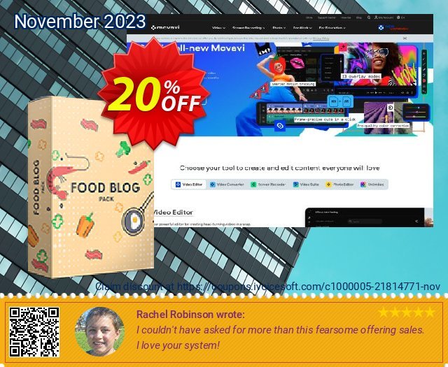 Movavi effect Food blog Pack discount 20% OFF, 2024 Teddy Day discount. Food blog Pack wondrous discount code 2024