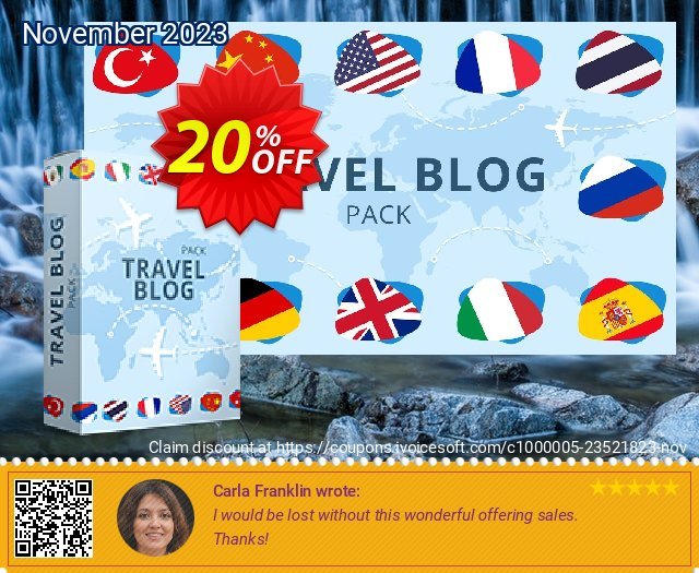 Movavi effect Travel blog Pack discount 20% OFF, 2022 Earth Hour deals. Travel blog Pack				 imposing sales code 2022