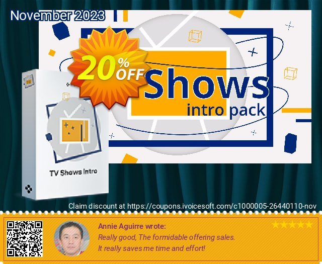 Movavi Effect TV Shows Intro Pack 惊人的 产品销售 软件截图