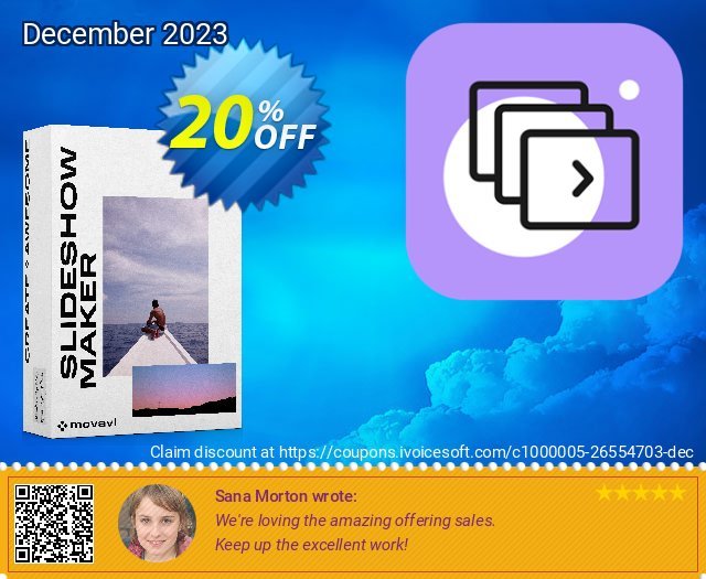 Bundle: Movavi Slideshow Maker for Mac + Gift Pack discount 20% OFF, 2022 Earth Hour offering deals. Bundle: Slideshow Maker for Mac + Gift Pack Best offer code 2022