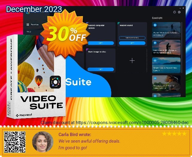 Movavi Bundle: Video Suite + Valentine's Day Pack 驚くべき セール スクリーンショット