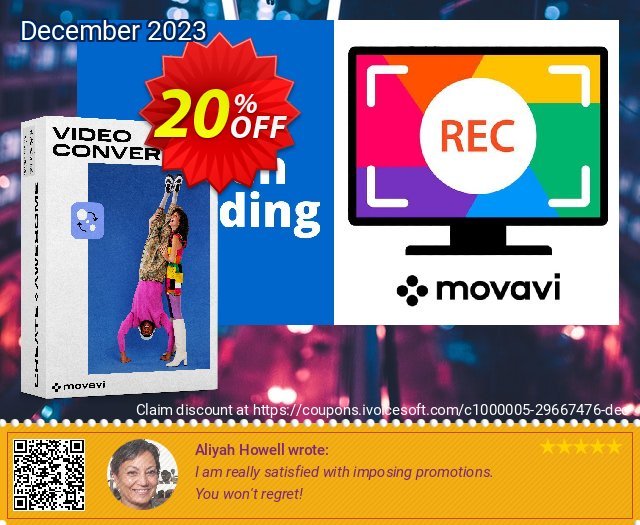 Movavi Bundle: Video Converter Premium + Screen Recorder spitze Promotionsangebot Bildschirmfoto
