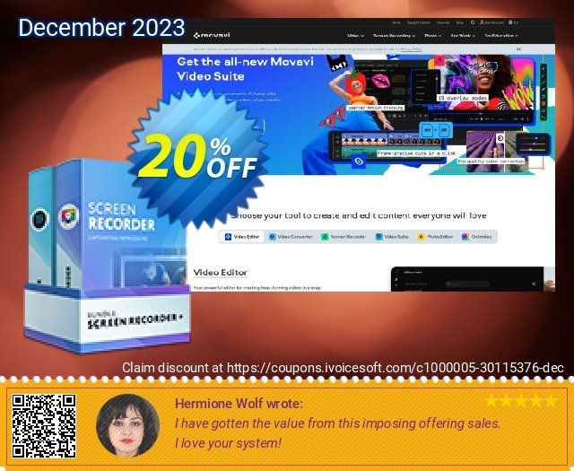 Business Bundle Mac: Screen Recorder + Video Editor großartig Promotionsangebot Bildschirmfoto