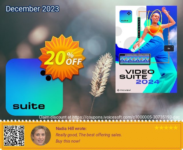 Movavi Video Suite (1-month subscription) wunderschön Preisnachlässe Bildschirmfoto