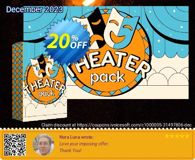 Movavi effect: Theater Pack discount 20% OFF, 2022 Easter offering sales. Theater Pack Stirring discounts code 2022