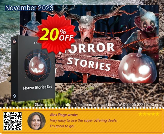 Movavi effect: Horror Stories Set luar biasa kupon Screenshot