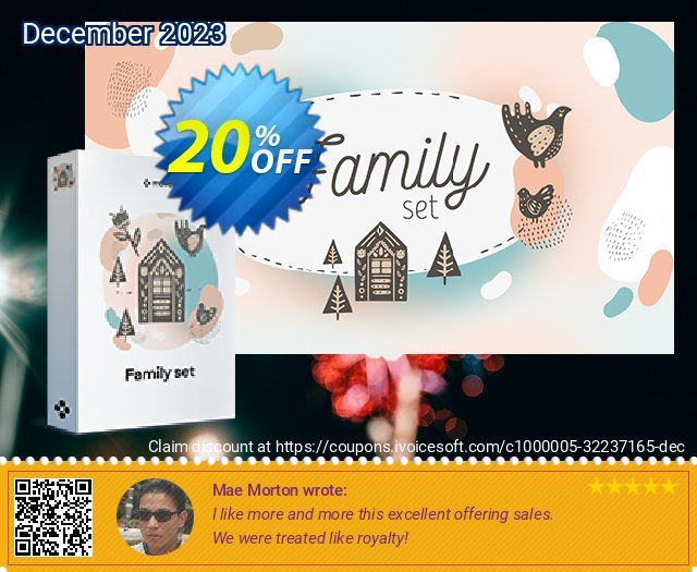 Movavi effect: Family Set (Commercial) discount 20% OFF, 2024 Mother's Day promo sales. 20% OFF Movavi effect: Family Set (Commercial), verified