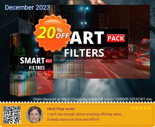 Movavi effect: Smart Filters Pack (Commercial) 令人恐惧的 销售 软件截图