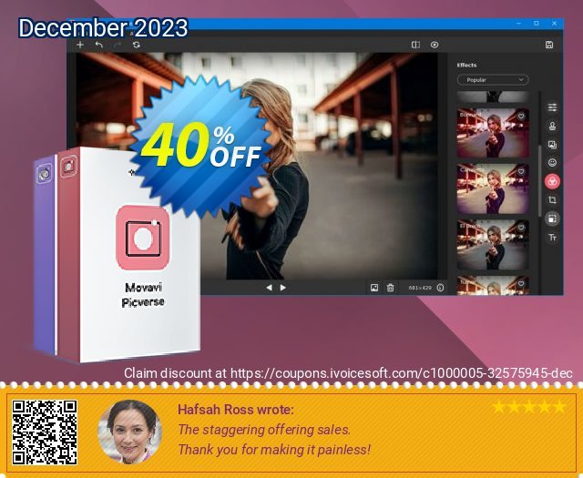 Movavi Bundle: Picverse + Slideshow Maker überraschend Außendienst-Promotions Bildschirmfoto