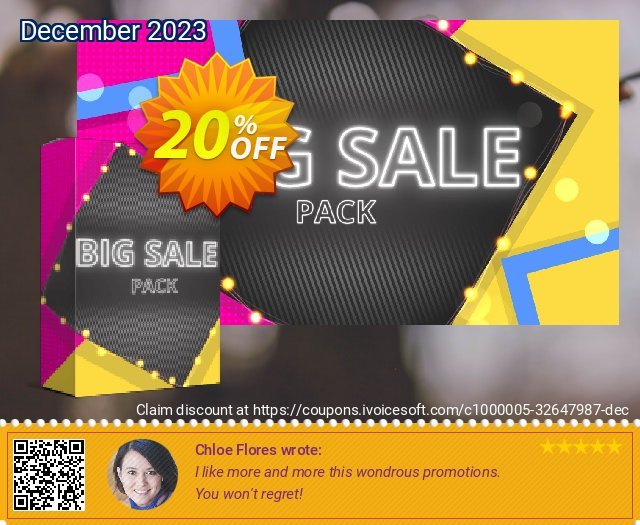 Movavi effect: Big Sale Pack (Commercial) 气势磅礴的 产品销售 软件截图