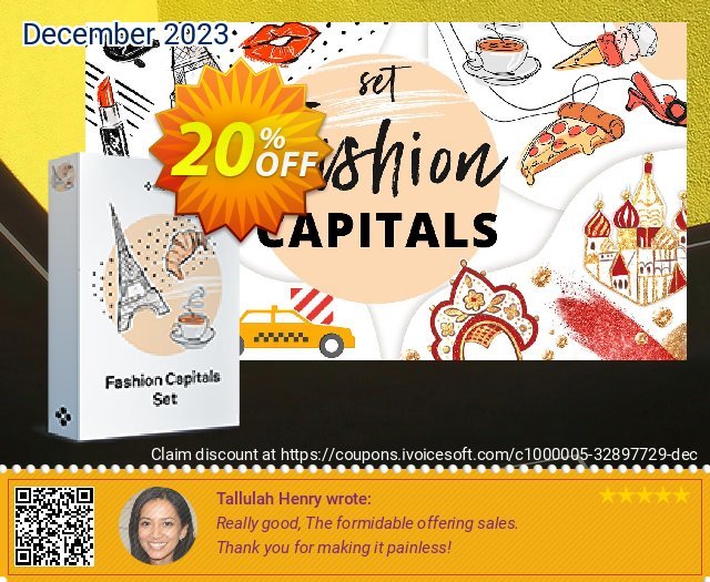 Movavi Effect: Fashion Capitals Set (Commercial) discount 20% OFF, 2024 African Liberation Day discounts. 20% OFF Movavi Effect: Fashion Capitals Set (Commercial), verified
