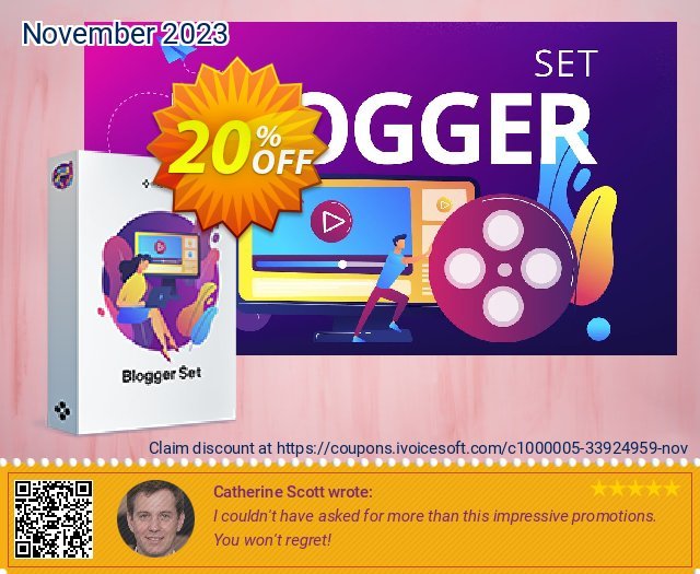 Movavi effect: Blogger Set (Commercial) 壮丽的 产品销售 软件截图
