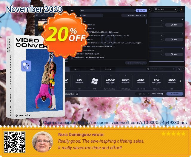 Movavi Video Converter – Monthly Subscription discount 20% OFF, 2022 Women Day offer. Movavi Video Converter – Monthly Subscription stirring sales code 2022