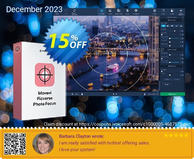 Movavi Photo Focus - Business discount 15% OFF, 2022 New Year deals. 15% Affiliate Discount
