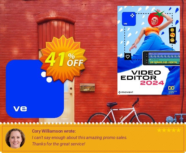 Movavi Video Editor Plus Lifetime License keren promo Screenshot