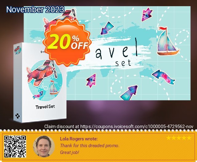 Movavi effect: Travel Set 令人震惊的 产品销售 软件截图