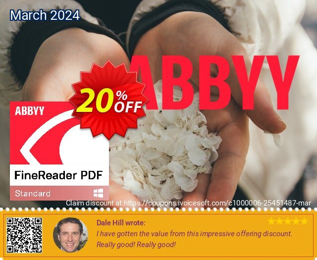 ABBYY FineReader PDF 16 Standard Upgrade discount 20% OFF, 2024 Library Lovers Month discount. 20% OFF ABBYY FineReader PDF 16 Standard Upgrade, verified