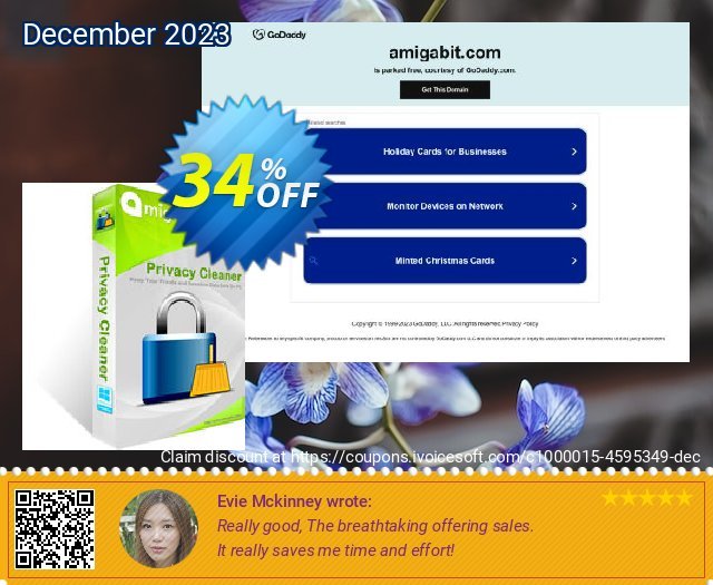 Amigabit Privacy Cleaner discount 34% OFF, 2022 New Year's Day promotions. Save $10