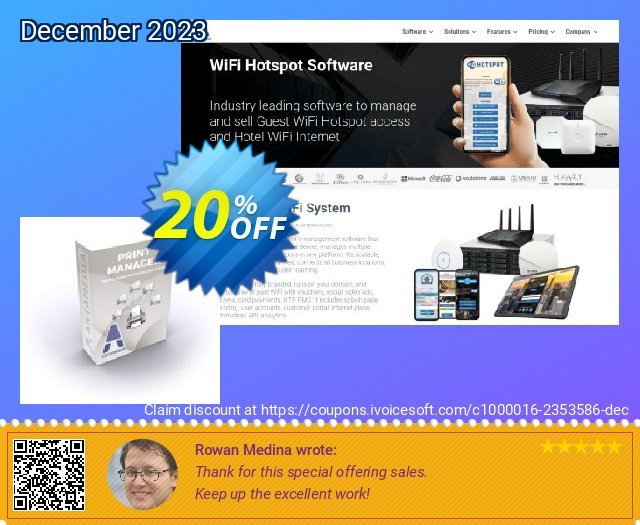 Remote Operator License for Antamedia Print Manager discount 20% OFF, 2022 New Year's Weekend offering discount. Special Discount