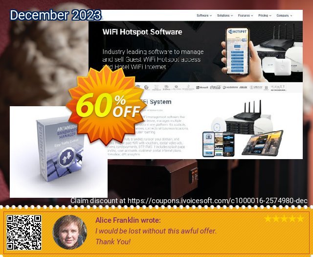 Antamedia Bandwidth Manager - Premium Edition discount 60% OFF, 2022 Year-End offer. Black Friday - Cyber Monday