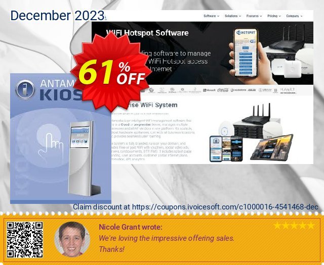 Antamedia Kiosk Software discount 61% OFF, 2022 Happy New Year discounts. Special Kiosk Offer