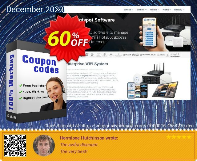 Get 60% OFF HotSpot Software - Enterprise Edition offering sales