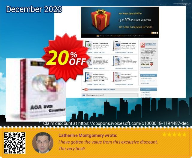 AoA DVD Creator discount 20% OFF, 2022 New Year offering sales. AoA DVD Creator fearsome offer code 2022
