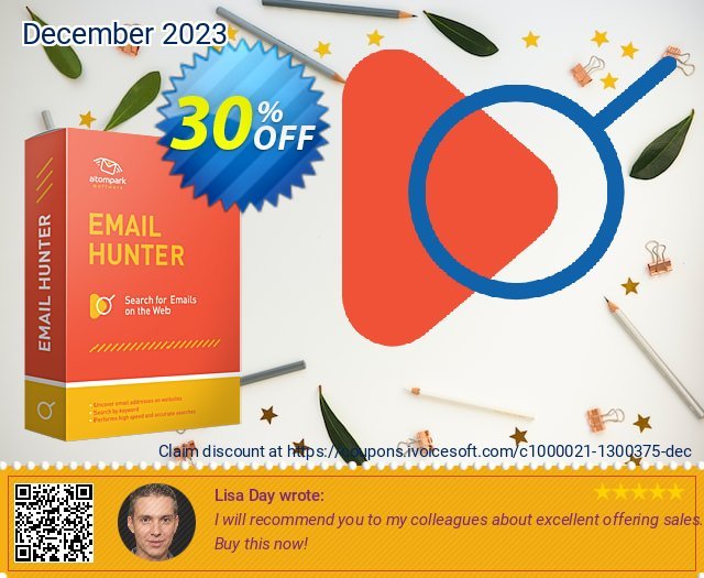 Atomic Email Hunter discount 30% OFF, 2022 Labour Day offering discount. 30% OFF Atomic Email Hunter, verified