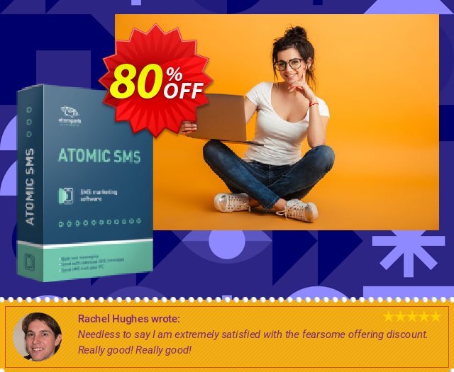 Atomic SMS Sender (100 credits pack) discount 80% OFF, 2024 Easter Day discount. Atomic SMS Sender (100 credits pack) awful promo code 2024