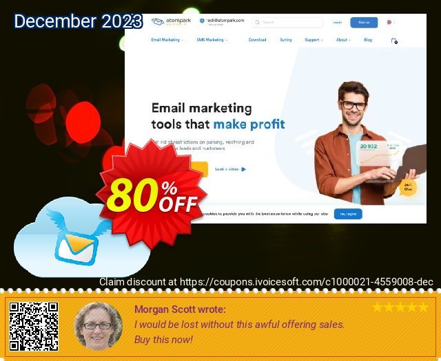 Atomic Email Service Subscription 250,000 discount 80% OFF, 2022 New Year's Day sales. Email Service Subscription 250000 special deals code 2022